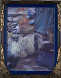 Mick Rooney, Portrait of a Peke' (Study of a Pekinese in an Interior)