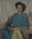 John Codner, Mrs Betty Savill (née Mence), oil on canvas