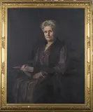 Theodore Blake Wirgman, Three-quarter Length Portrait of a Seated Lady, 1919, oil on canvas