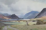 William Heaton Cooper, Crummock Water, October, watercolour