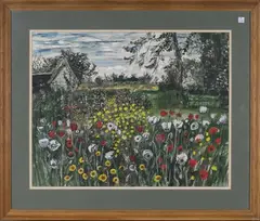 John O'Connor, The Garden Shed, watercolour