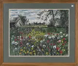 John O'Connor, The Garden Shed, watercolour