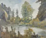 Ronald Ossory Dunlop, The Lake, Framfield