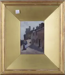 The Quay, Conway by Carleton Grant, 1889, watercolour with touches of gouache, sold Jun 2018
