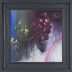 Chris Kettle, Grape Study, oil and varnishes on canvas