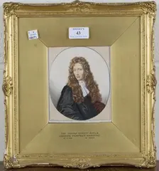 George Perfect Harding, The Hon. Robert Boyle, watercolour