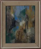 Ray Howard-Jones, Children, 1961, gouache with collage