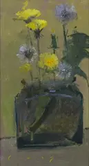 Frederick Cuming, Dandelion, oil on board