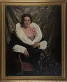 Maurice Codner, Portrait of a Lady believed to be a niece of the Queen Mother, oil on canvas