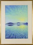 Philip Dunn, View of the West Pier, Brighton, gouache