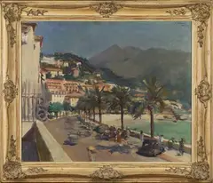 Victor Isbrand, Menton, oil on canvas