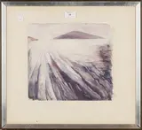 Norman Adams, Evening Study, Sound of Scarp, watercolour