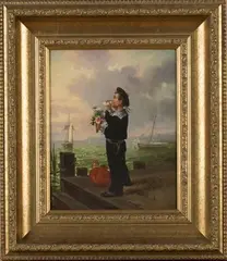 Frank Albert Philips, The Love Messenger, 1879, oil on canvas