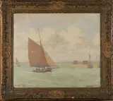 Alker Tripp, In Mersea Quarters, Essex No. 3, oil on canvas-board