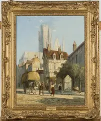 William Raymond Dommersen, Frankfurt, oil on canvas