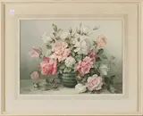 Jack Carter, Still Life of Pink and White Roses