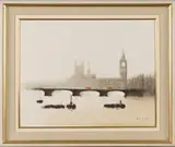 Anthony Robert Klitz, The Palace of Westminster and Big Ben from the River Thames