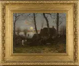Davidson Knowles, Early Spring near Abingdon, oil on canvas