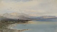 View of a Bay, possibly on the Adriatic Coast by Carl Werner, 1854, watercolour, sold Jun 2017