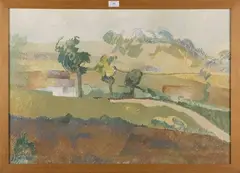 Susan Hawker, Middle Aston, oil on canvas