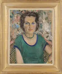 Joan Souter-Robertson, Portrait of Mrs Margaret Paterson, oil on canvas