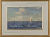 Norman Wilkinson, Tall Ship on Open Seas