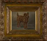 George Earl, Study of a Terrier, oil on canvas