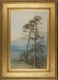 Frederick Tucker, Highland Scene, watercolour