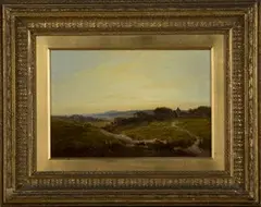 Kate Gilbert, Evening near Gomshall, Surrey, 1891, oil on canvas