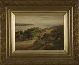 George Vicat Cole, North Wales, oil on board
