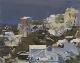 Ken Howard, View of Santorini