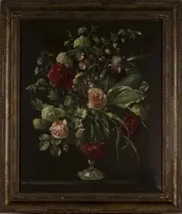 Terence Loudon, Flowerpiece, oil on canvas