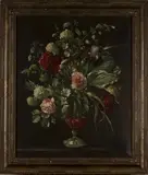 Terence Loudon, Flowerpiece, oil on canvas