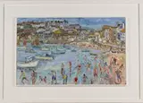 Linda Weir, Early Summer, St. Ives Harbour, oil on board