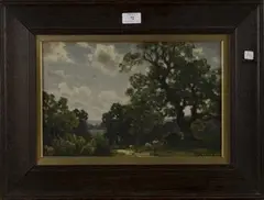 José Weiss, July Afternoon, oil on panel