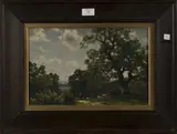 José Weiss, July Afternoon, oil on panel