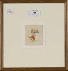 Barbara Vernon Bailey, HW12R Leapfrog, watercolour and ink