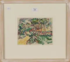 Michael Canney, Italian Landscape, watercolour