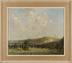 Godwin Bennett, Below the Downs, oil on canvas