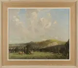 Godwin Bennett, Below the Downs, oil on canvas