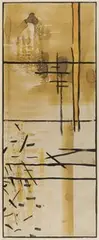 John Piper, Design for a Stained Glass Window' (Study for the Baptistery Window at Coventry Cathedral), watercolour
