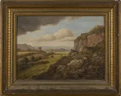 James Nasmyth, Blackford Hill, near Edinburgh, oil on panel