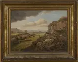 James Nasmyth, Blackford Hill, near Edinburgh, oil on panel