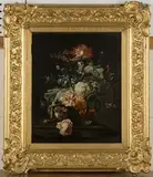 Frederick Victor Bailey, Still Life Study of Flowers, oil on panel