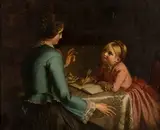 Samuel B. Halle, The Copyright Reserved, oil on canvas