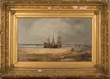 John James Wilson, Near Whitstable, oil on canvas