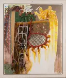 Clyde Hopkins, The Melancholic Coast (A Trolley Bus Memory), 1992, oil on canvas