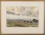 Claude Muncaster, Landscape with Late Evening Sky