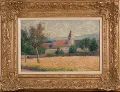 Une Ferme près de Lille by André Léveillé, oil on canvas, sold Jun 2016