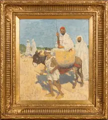 No. 2, Going to Market by Archibald Stevenson Forrest, 1903, oil on canvas, sold Jun 2016